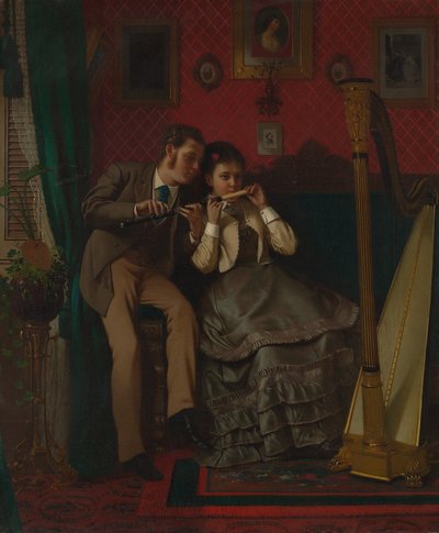 Die Musikstunde von John George Brown