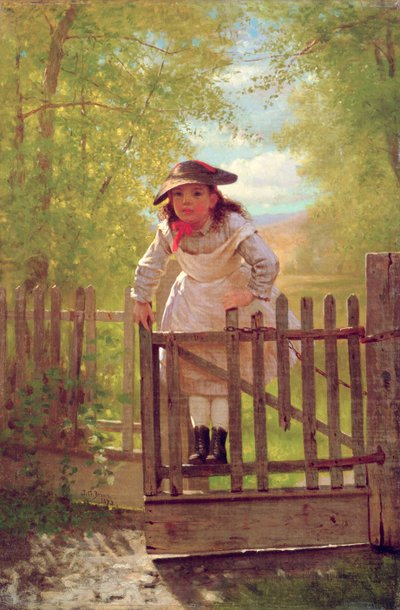 Die Wildfang, 1873 von John George Brown