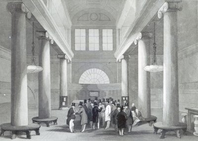 Börse, graviert von Henry Melville, ca. 1842 von John Gilbert