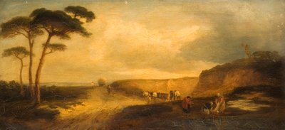 Landschaft mit Figuren von John Glen Wilson