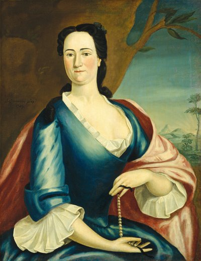 Elizabeth Fulford Welshman, 1749 von John Greenwood