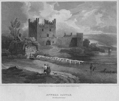 Bywell Castle, Northumberland, 1814 von John Greig