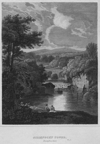Gillknocky Tower, Dunfrieshire, 1814 von John Greig