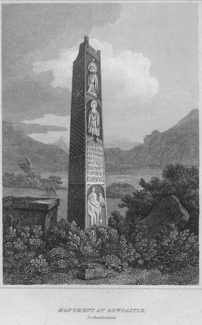 Denkmal in Bewcastle. Northumberland, 1814 von John Greig