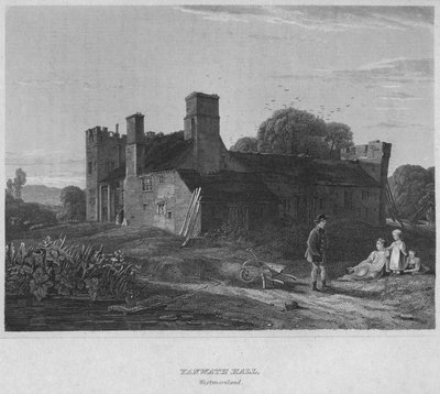 Yanwath Hall, Westmoreland, 1814 von John Greig