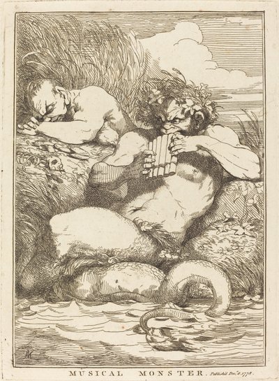 Musikalisches Monster von John Hamilton Mortimer
