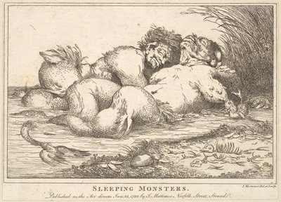 Schlafende Monster von John Hamilton Mortimer