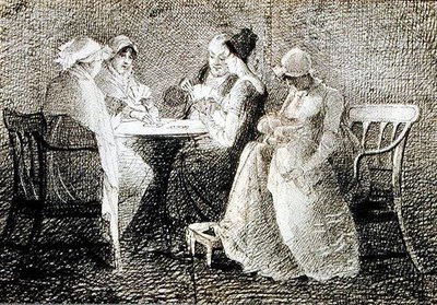 Kartenspiel (Gravur) von John Harden