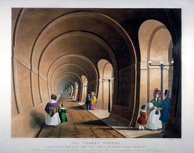 Thames-Tunnel, London, 1835 von John Harris