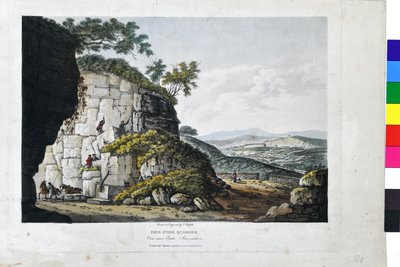 Freie Steinbrüche. Blick nahe Bath, Somersetshire von John Hassell