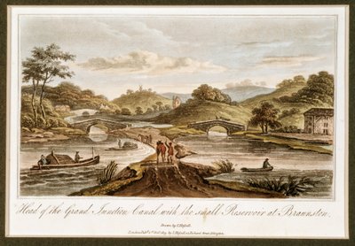 Grand Junction Kanal, Braunston, Northamptonshire, 1819 von John Hassell