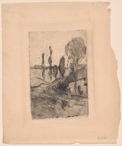 Französische Landschaft von John Henry Twachtman