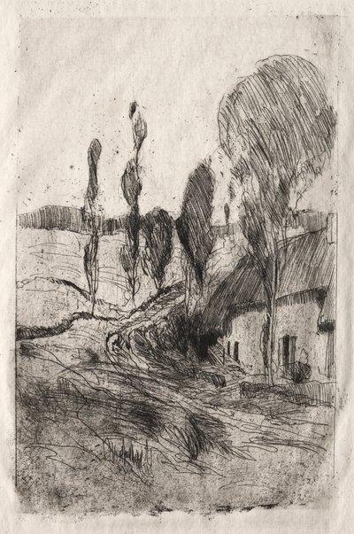 Französische Landschaft, ca. 1884-89 von John Henry Twachtman