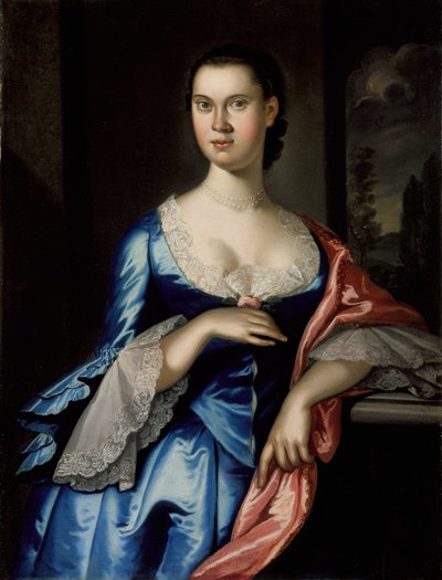 Porträt von Elizabeth Chew Smith von John Hesselius