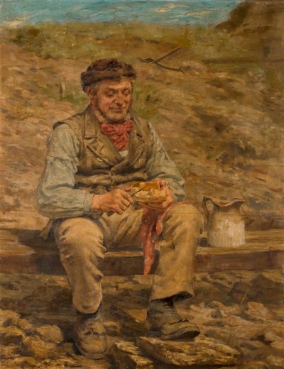 Arbeiter beim Mittagessen, 1886-87 von John Hodgson Campbell