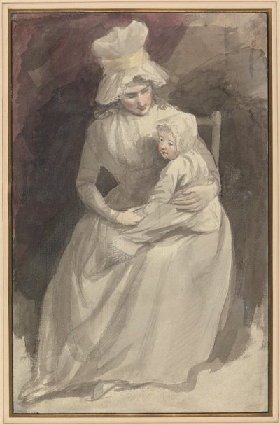 Mrs. Skinner und Kind von John Hoppner