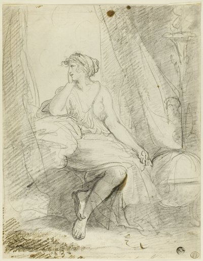 Sitzende Frau von John Hoppner