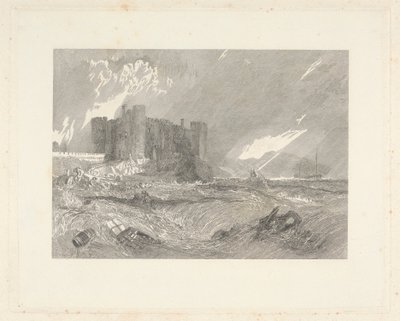 Laugharne Castle, Caermarthenshire von John Horsburgh