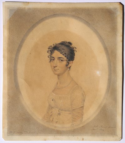 Porträt von Miss Mary Tadman von John I Smart