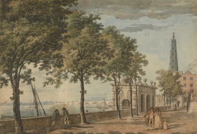 York Watergate und Westminster Bridge von John Inigo Richards