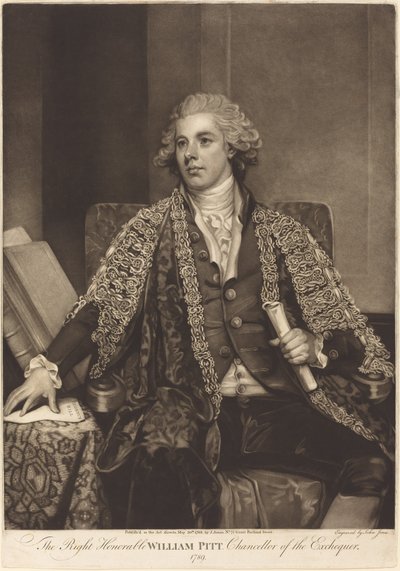 William Pitt von John Jones after George Romney