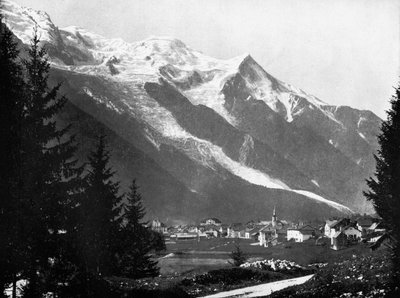 Mont Blanc von der Schweiz aus, 1893 von John L. Stoddard