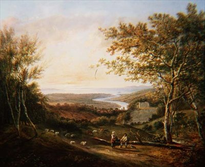 Blick auf das Wye-Tal von John Laporte