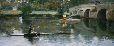 Die Brücke bei Grez von John Lavery