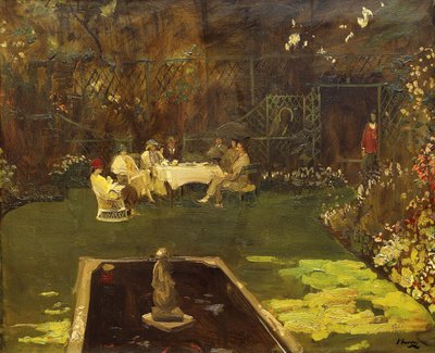 Der Garten in Ardilea von John Lavery