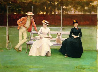 Das Tennismatch von John Lavery