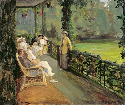 Die Veranda, 1912 von John Lavery