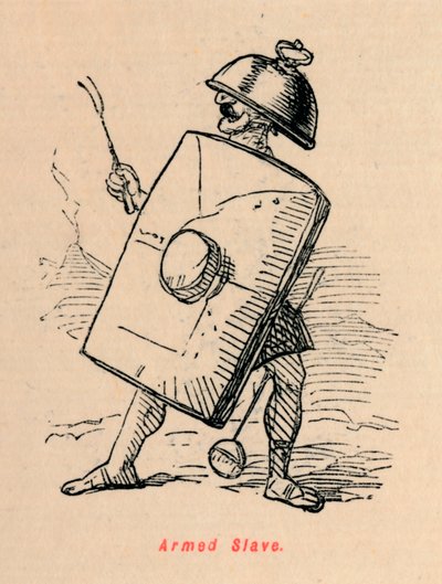Bewaffneter Sklave, 1852 von John Leech