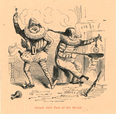 Ehrlicher Jack Tars der Zeit, 1897 von John Leech