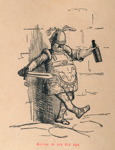 Marius im Alter, 1852 von John Leech
