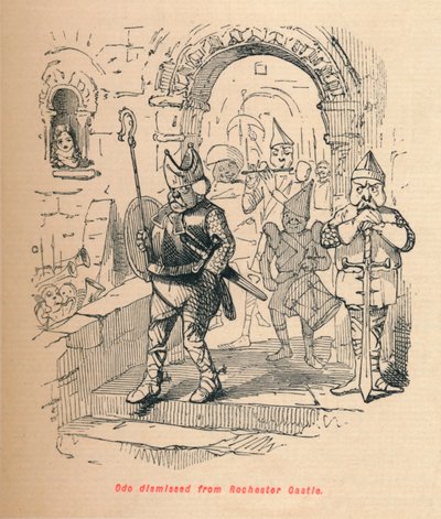 Odo aus der Burg Rochester entlassen, ca. 1860 von John Leech