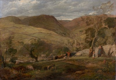 Hanson Toot, Ansicht in Dovedale von John Linnell