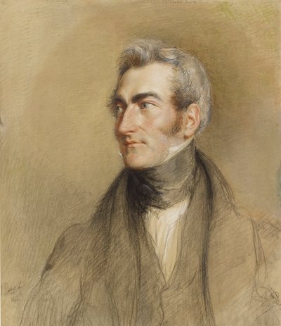 Porträt von Chambers Hall, 1835 von John Linnell