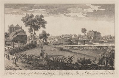 Ein Westblick auf die Chelsea-Brücke von John Lodge