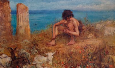 Der Ziegenhirte, 1895 von John Macallan Swan