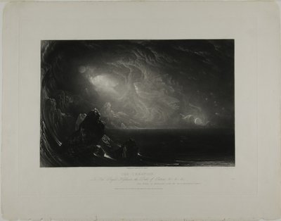 Die Schöpfung, aus Illustrationen der Bibel von John Martin