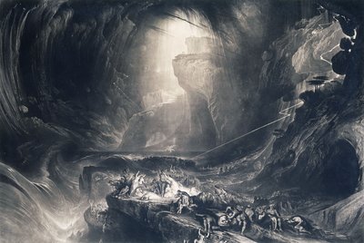 Die Sintflut, 1828 von John Martin