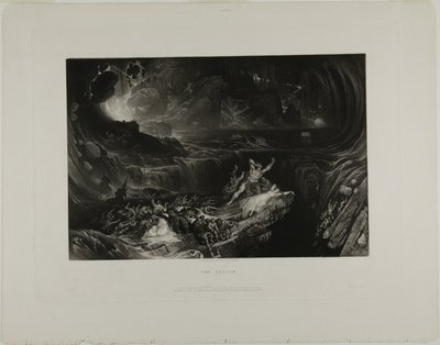 Die Sintflut, aus Illustrationen der Bibel von John Martin