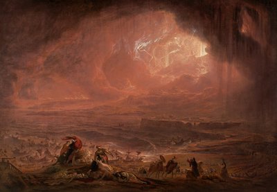 Die Zerstörung von Herculaneum und Pompeji von John Martin
