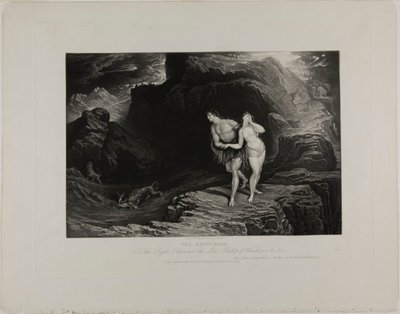 Die Vertreibung, aus Illustrationen der Bibel von John Martin