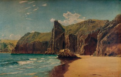 Klippen bei Barlow, um 1877 von John Mogford