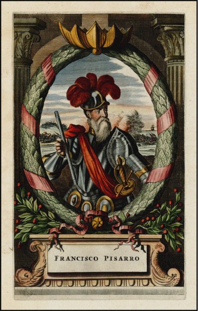 Francisco Pizarro von John Ogilby