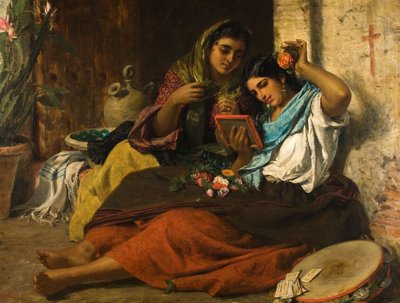 Eine Rose in ihrem Haar von John Phillip