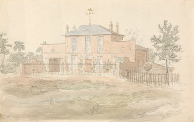 Haus mit Wetterhahn von John Preston Neale