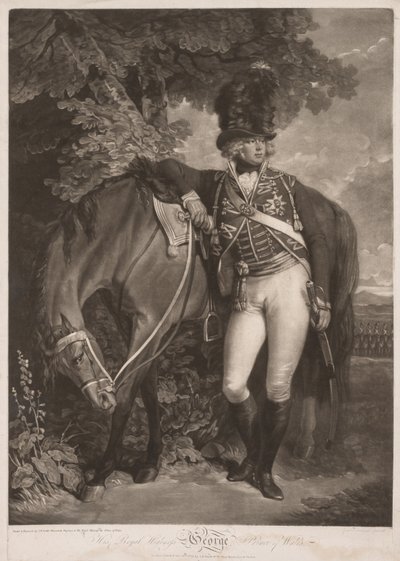 George, Prinz von Wales, 1792 von John Raphael Smith