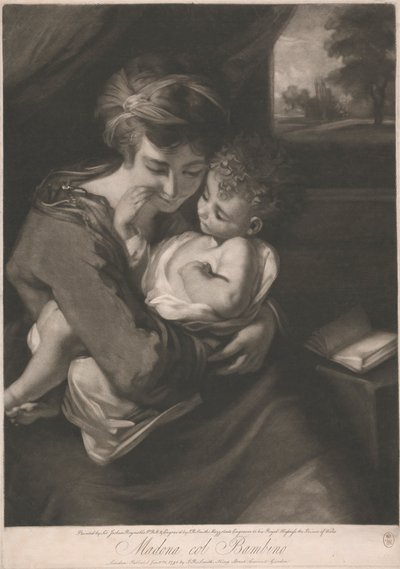 Madonna mit Kind von John Raphael Smith